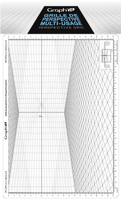 GRAPHI'T GRILLE DE PERSPECTIVE OBLIQUE