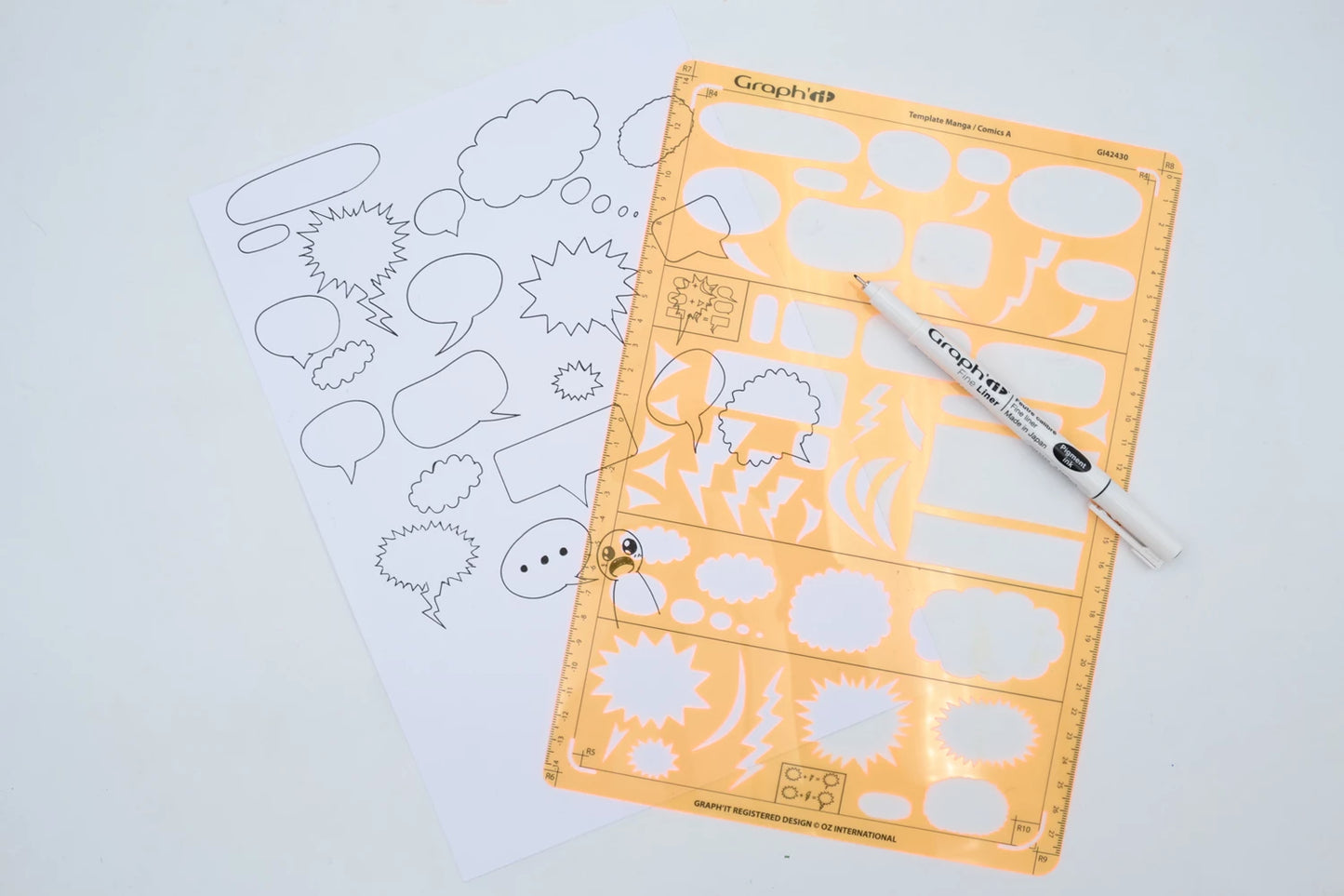 GRAPH'IT TRACE BULLE COMICS MANGA B