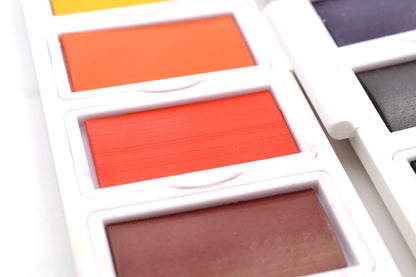 ART&GO PALETTE AQUARELLE EN ACCORDÉON 18 COULEURS FLORALES