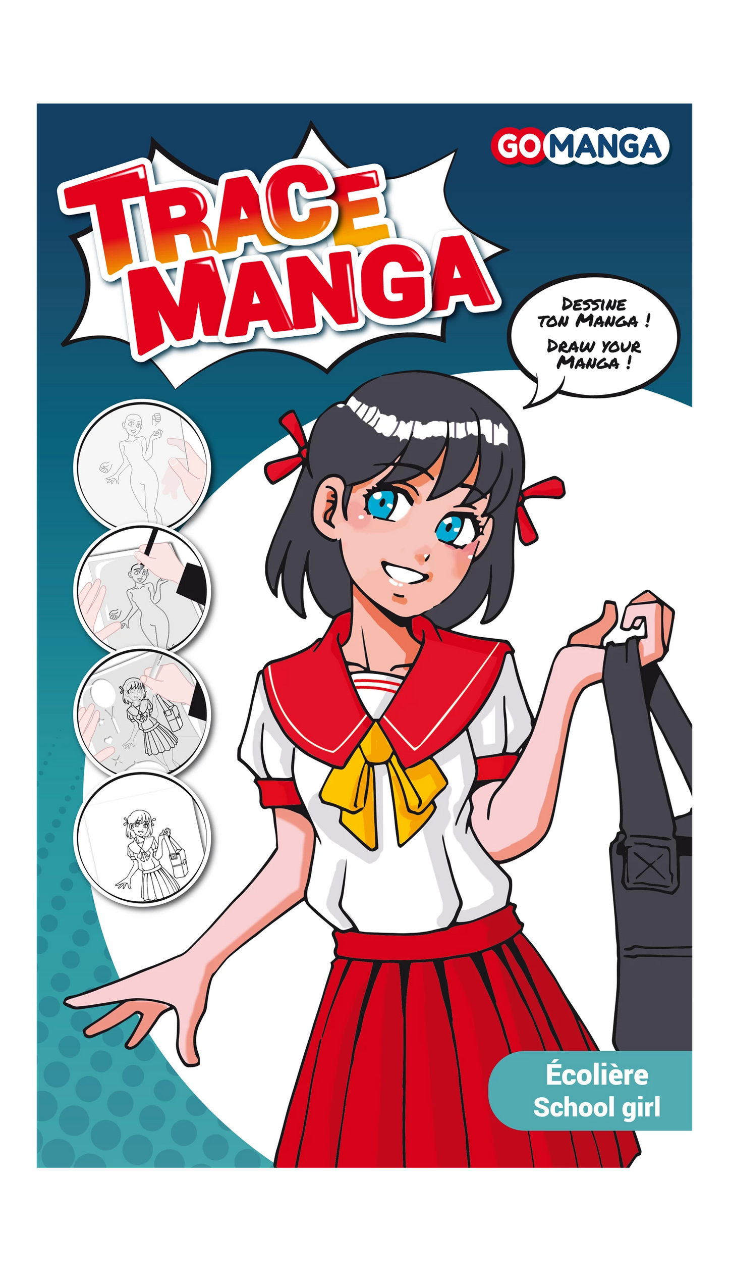 GO MANGA TRACE MANGA SCHULMÄDCHEN