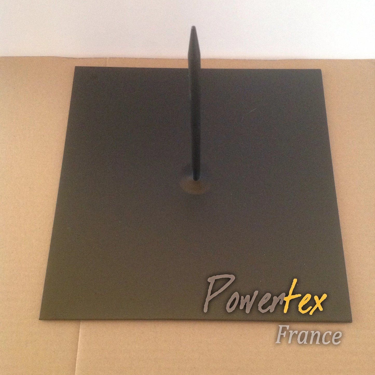 SUPPORT PHOTOGRAPHIQUE EN MÉTAL POWERTEX BASE 25X25CM