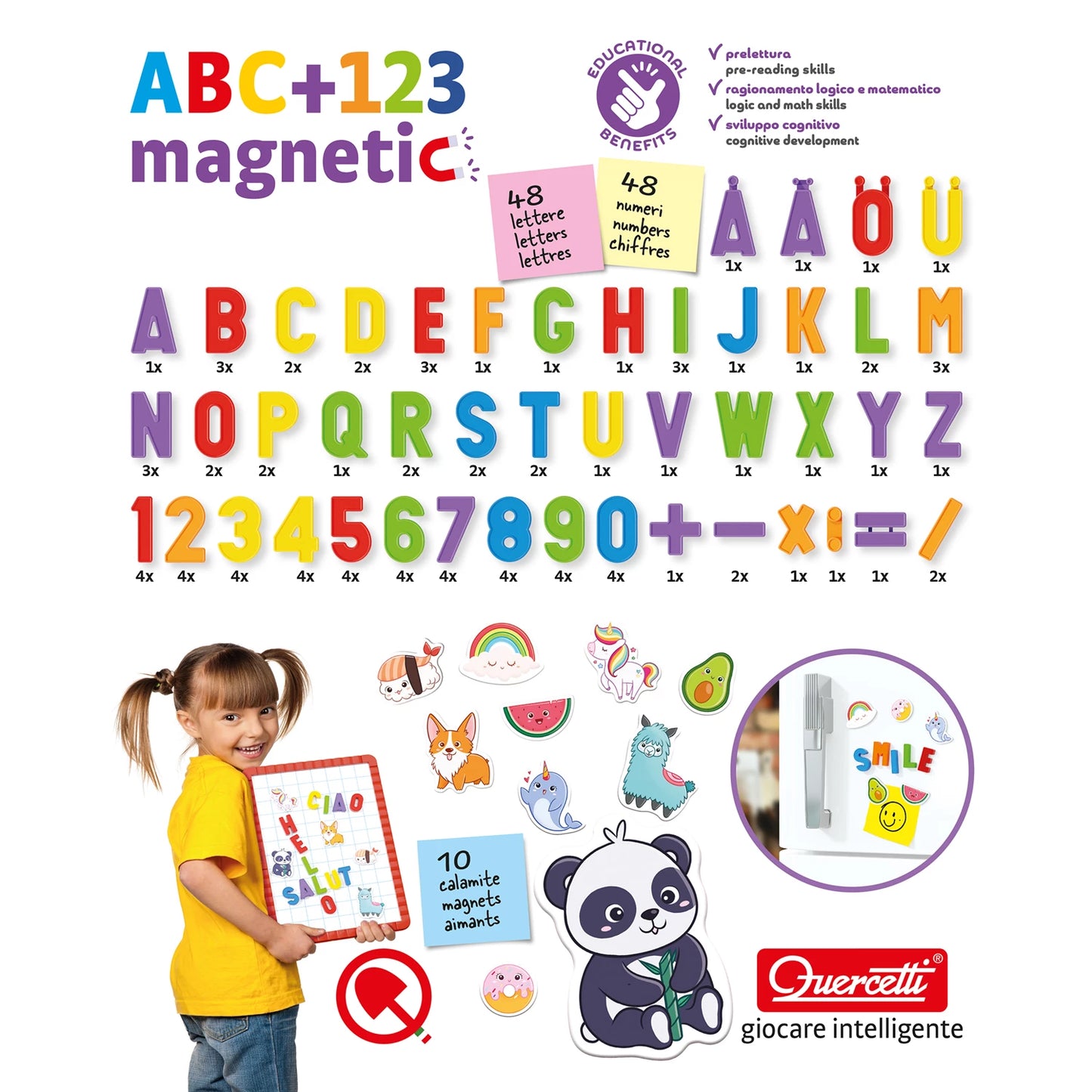 QUERCETTI - ABC 123 MAGNETISCH - F/D/D/I