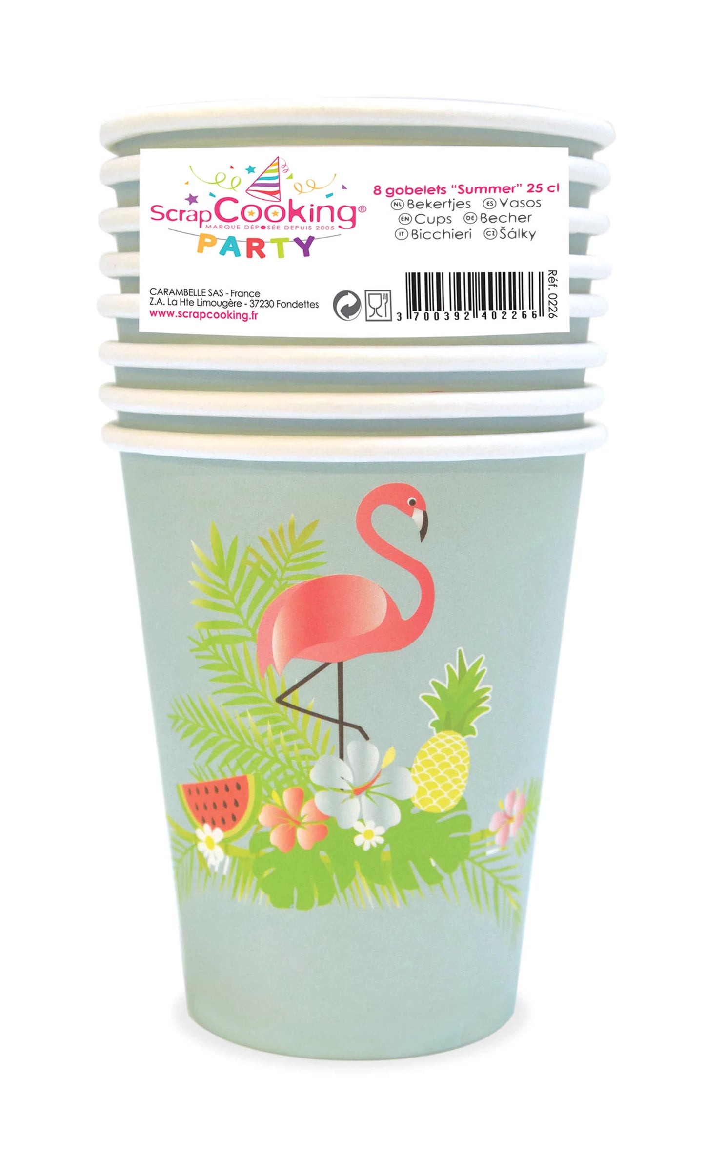8 SOMMERGLÄSER 25 CL