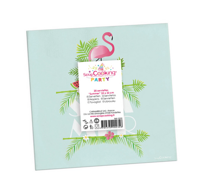 20 SOMMER-SERVETTEN 33X33CM