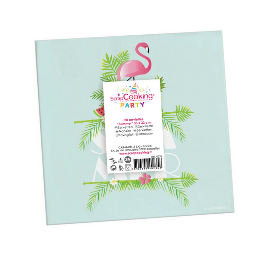 20 SOMMER-SERVETTEN 33X33CM