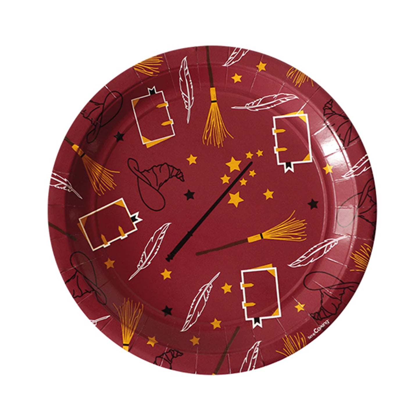 8 ASSIETTES WIZARD, 23 CM DE DIAMÈTRE