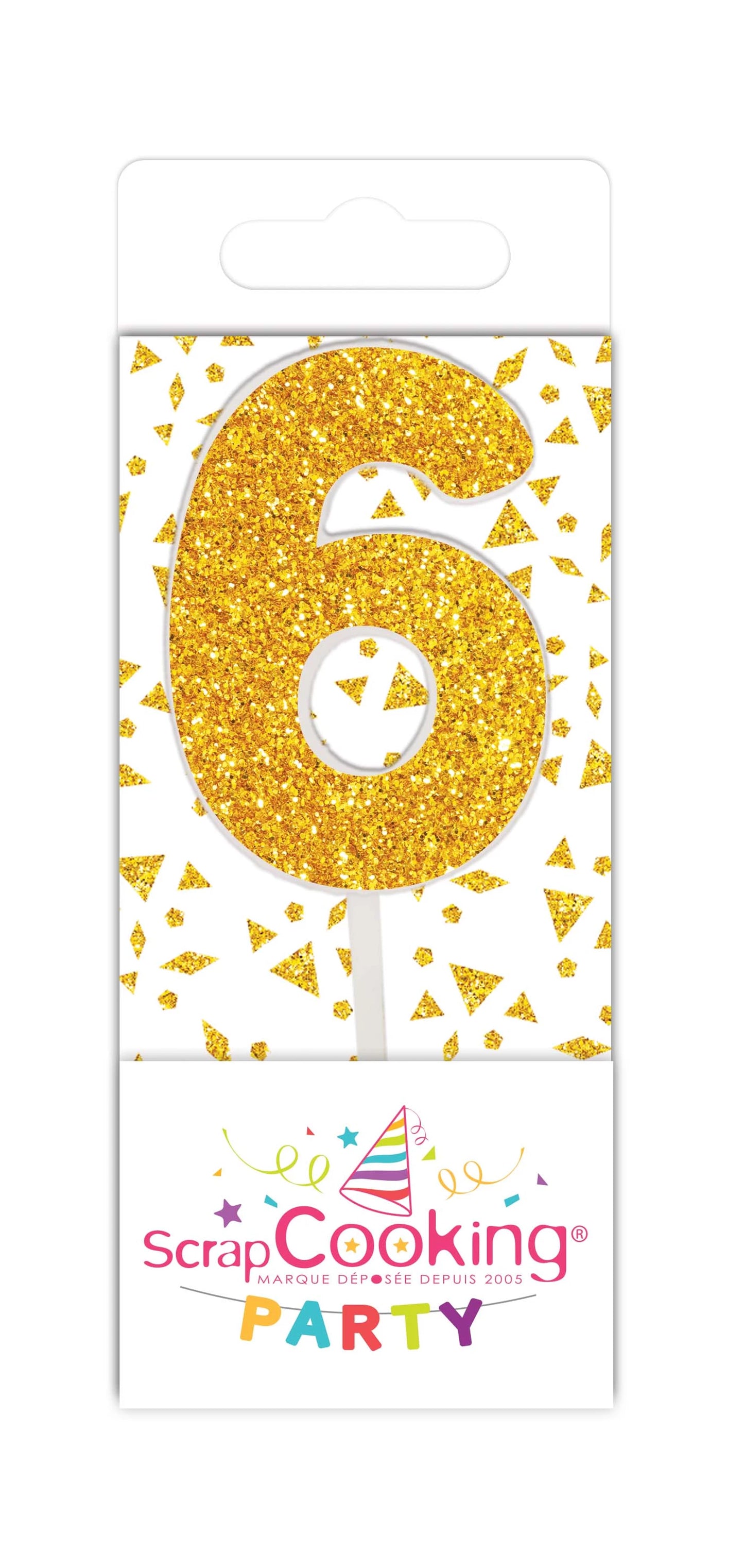 MINI-KERZE GOLD - 6