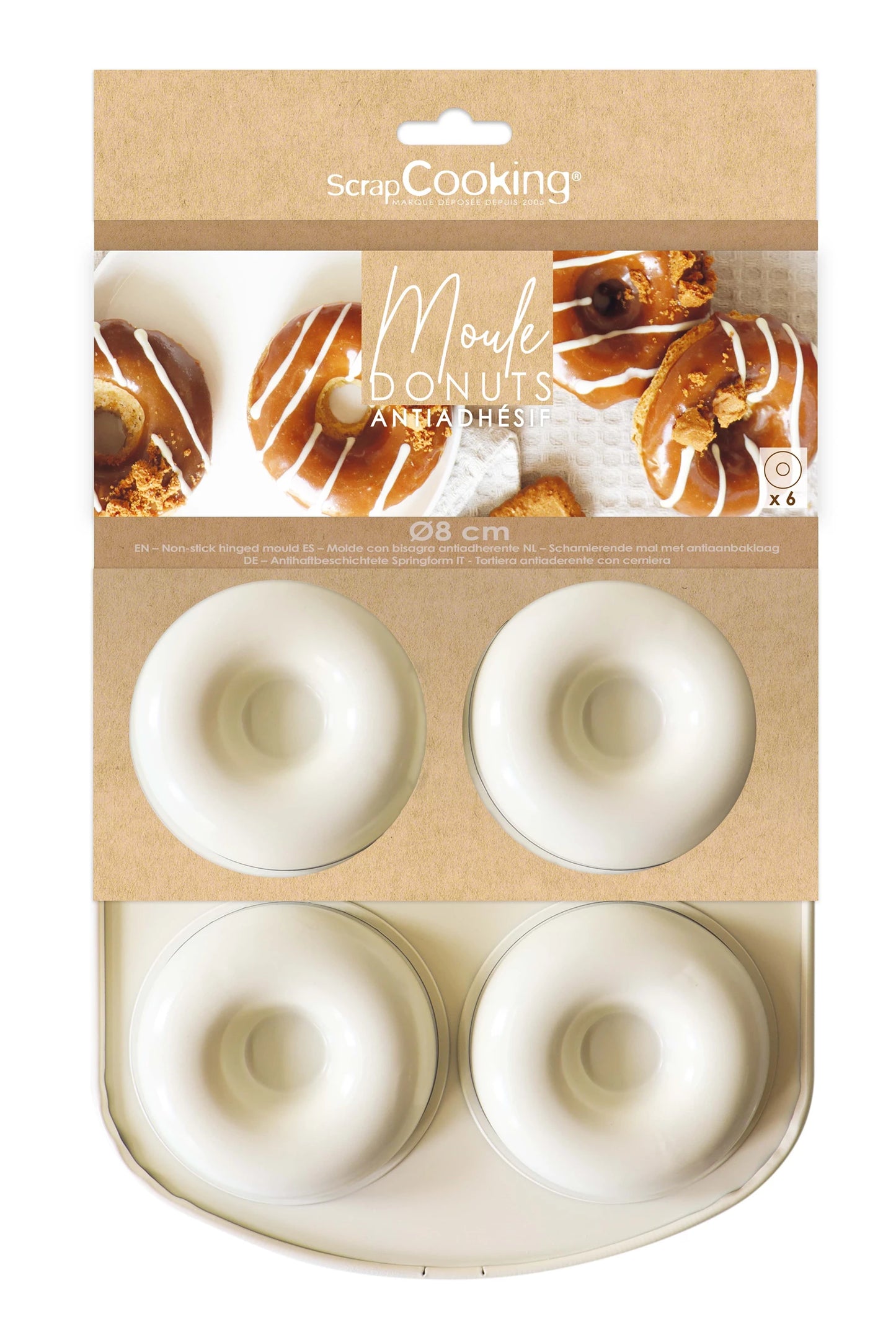 MOULE À DONUTS REVÊTEMENT ANTIADHÉSIF