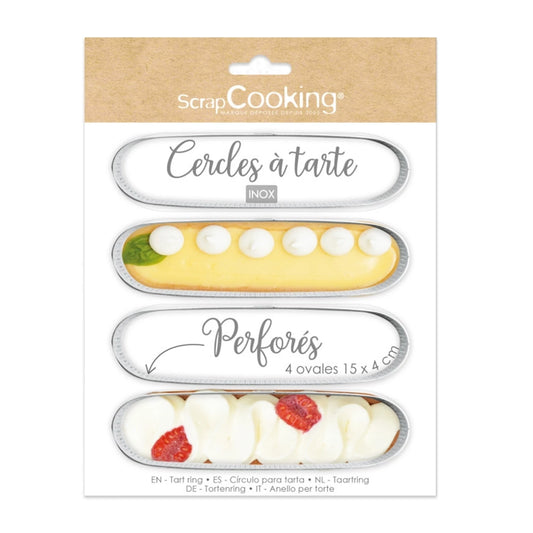 LOCHRINGE FÜR KUCHEN – OVAL 15X4CM
