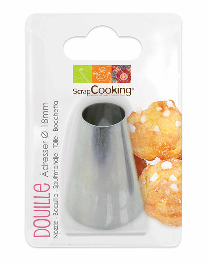 TUBO SPRUZZATORE IN ACCIAIO INOX 18 MM