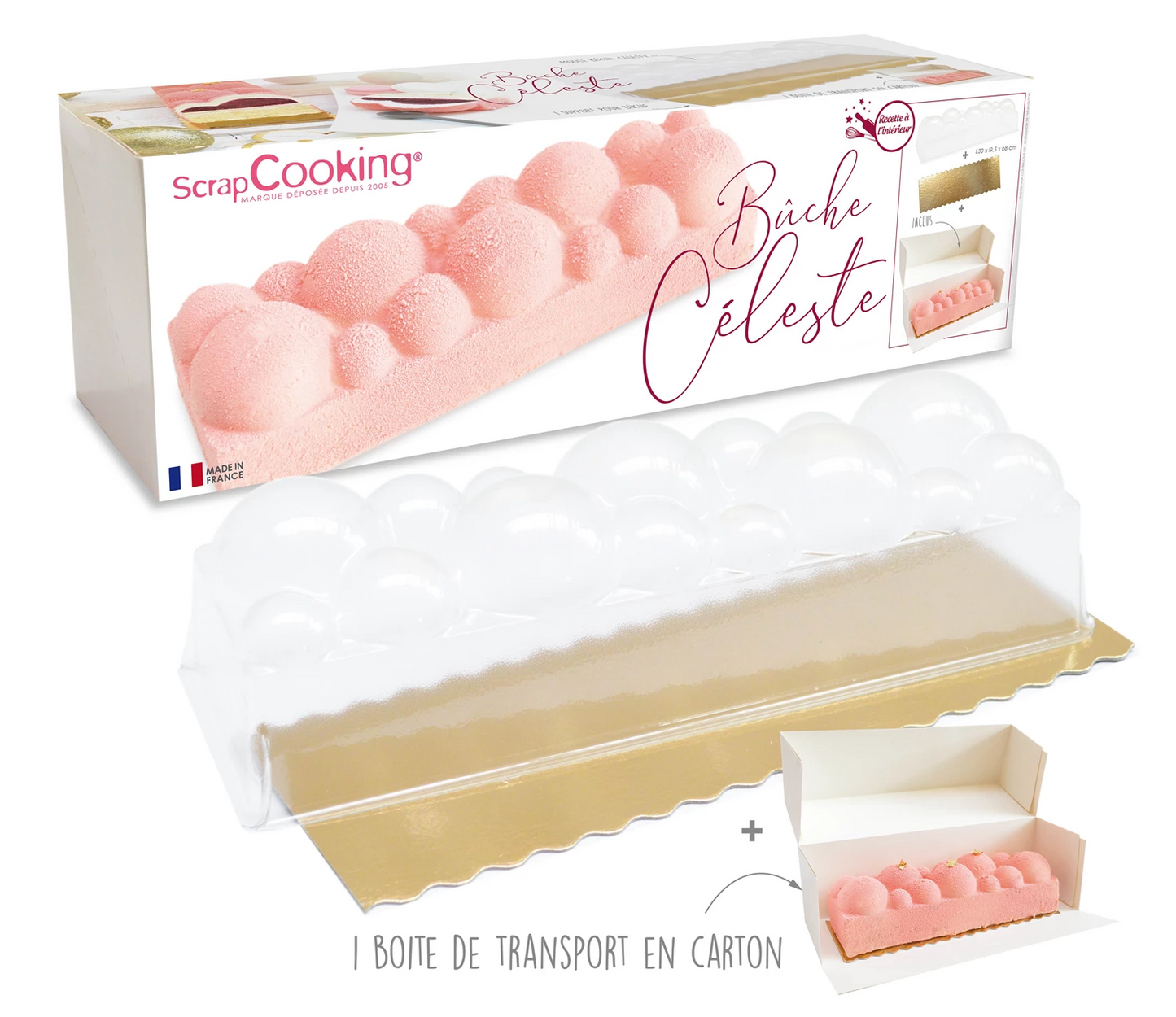 MOULE CÉLESTE EN HÊTRE POUR DESSERTS GLACÉS