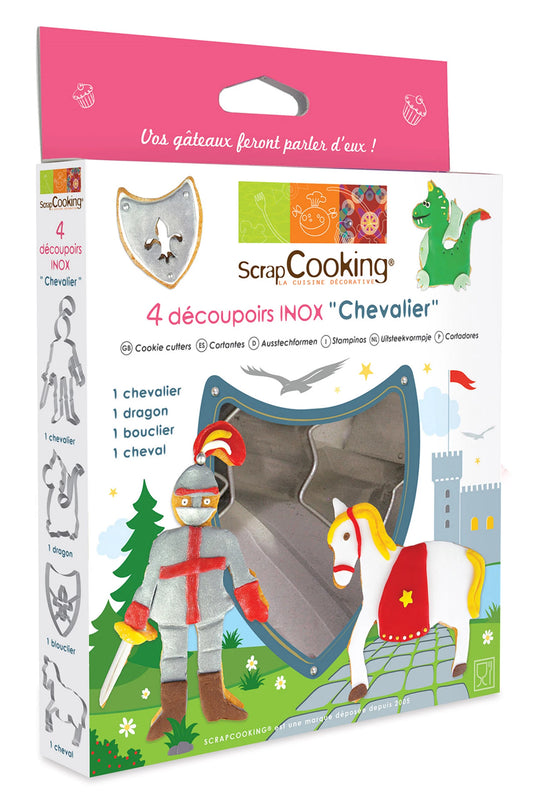 ENSEMBLE DE 4 DÉCOUPOIRS À BISCUITS CHEVALIER