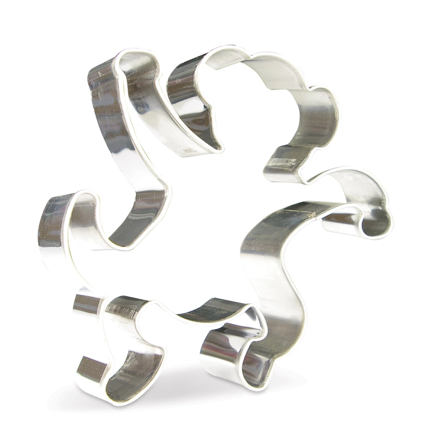 SET DI 4 TAGLIABISCOTTI IN ACCIAIO INOX, DESIGN GIUNGLA