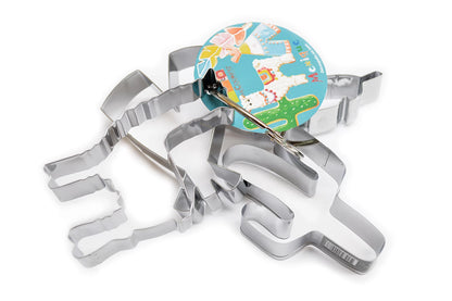 SET DI 4 TAGLIABISCOTTI IN ACCIAIO INOX, LAMA