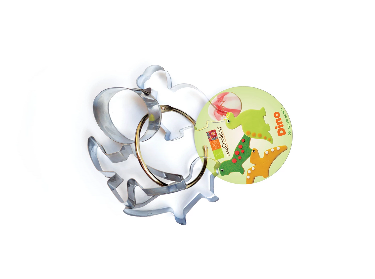 SET DE DÉCOUPE DINOSAURE (4 PIÈCES)