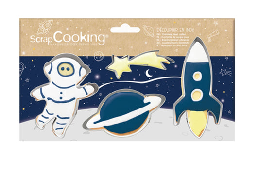 4 DÉCOUPE-BISCUITS SPATIAUX