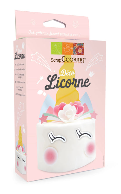 UNICORNO DI CARTA COMMESTIBILI 15 PEZZI.