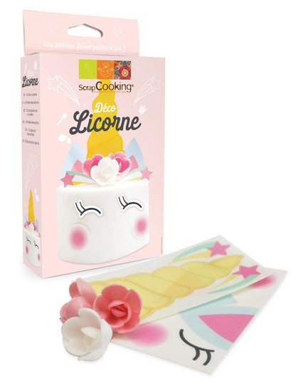 UNICORNO DI CARTA COMMESTIBILI 15 PEZZI.