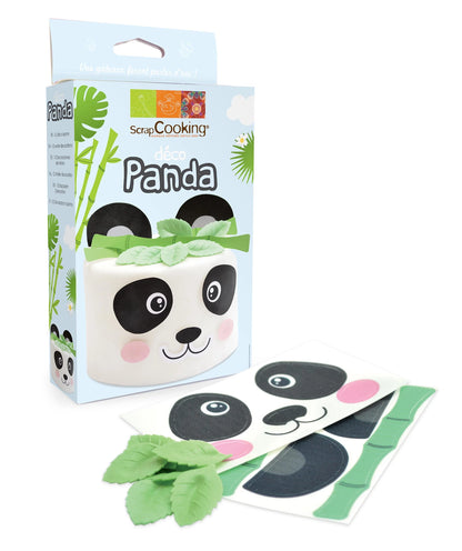 PANDA DI CARTA COMMESTIBILE 15 PEZZI.