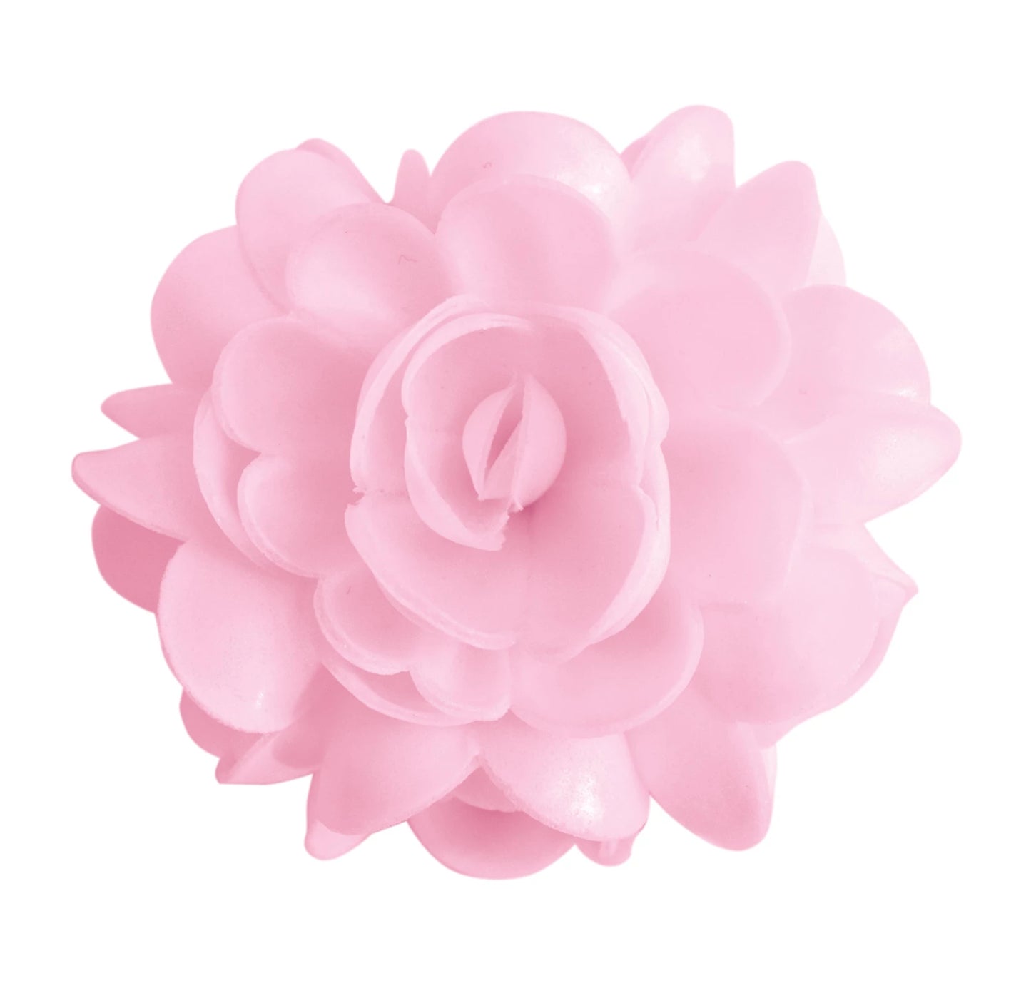 DECORAZIONE XXL IN WAFER. TOPPER PER TORTA 10 CM ROSA