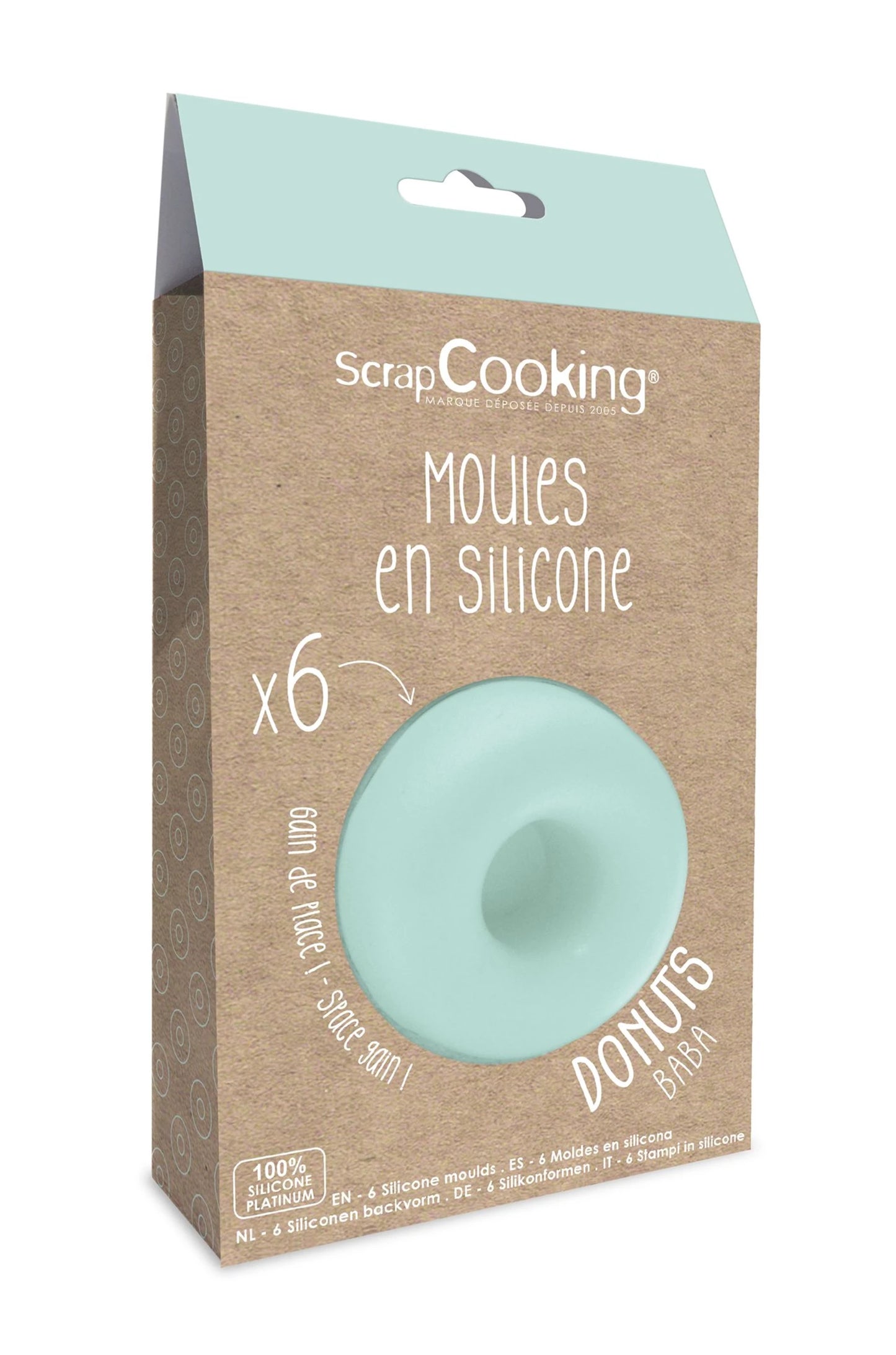 6 INDIVIDUELLE SILIKON-DONUTFORMEN