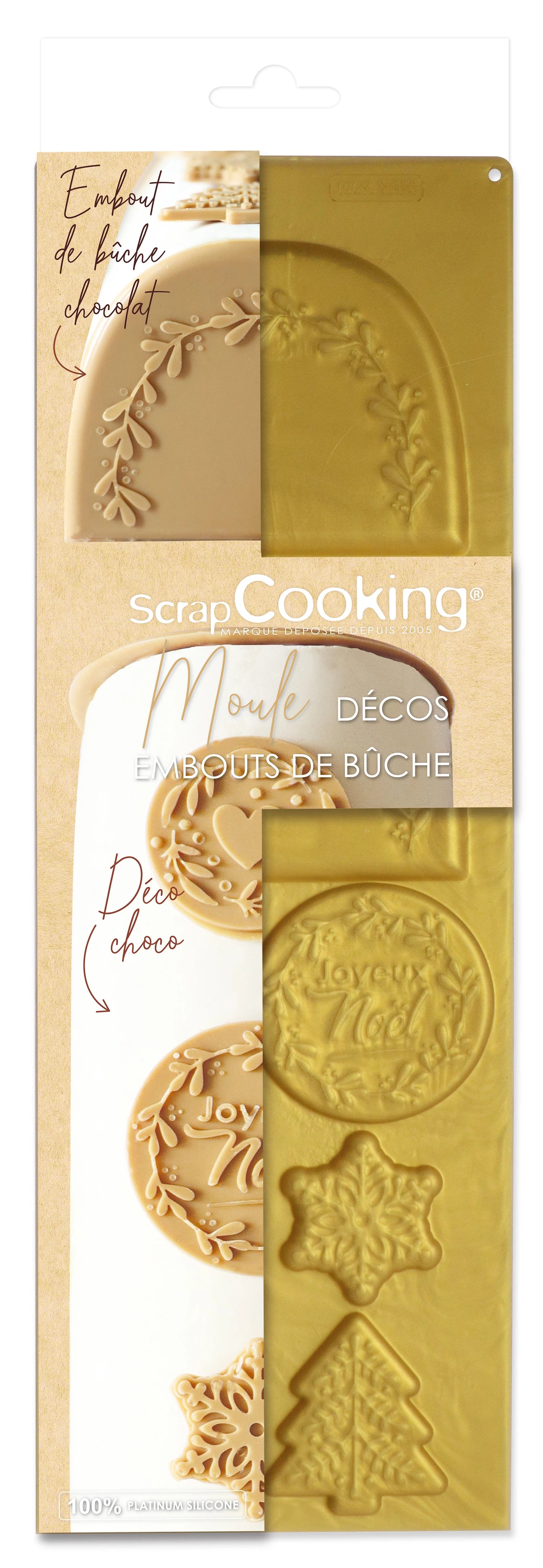 STOCK DE BOIS EN FORME DE SILICONE