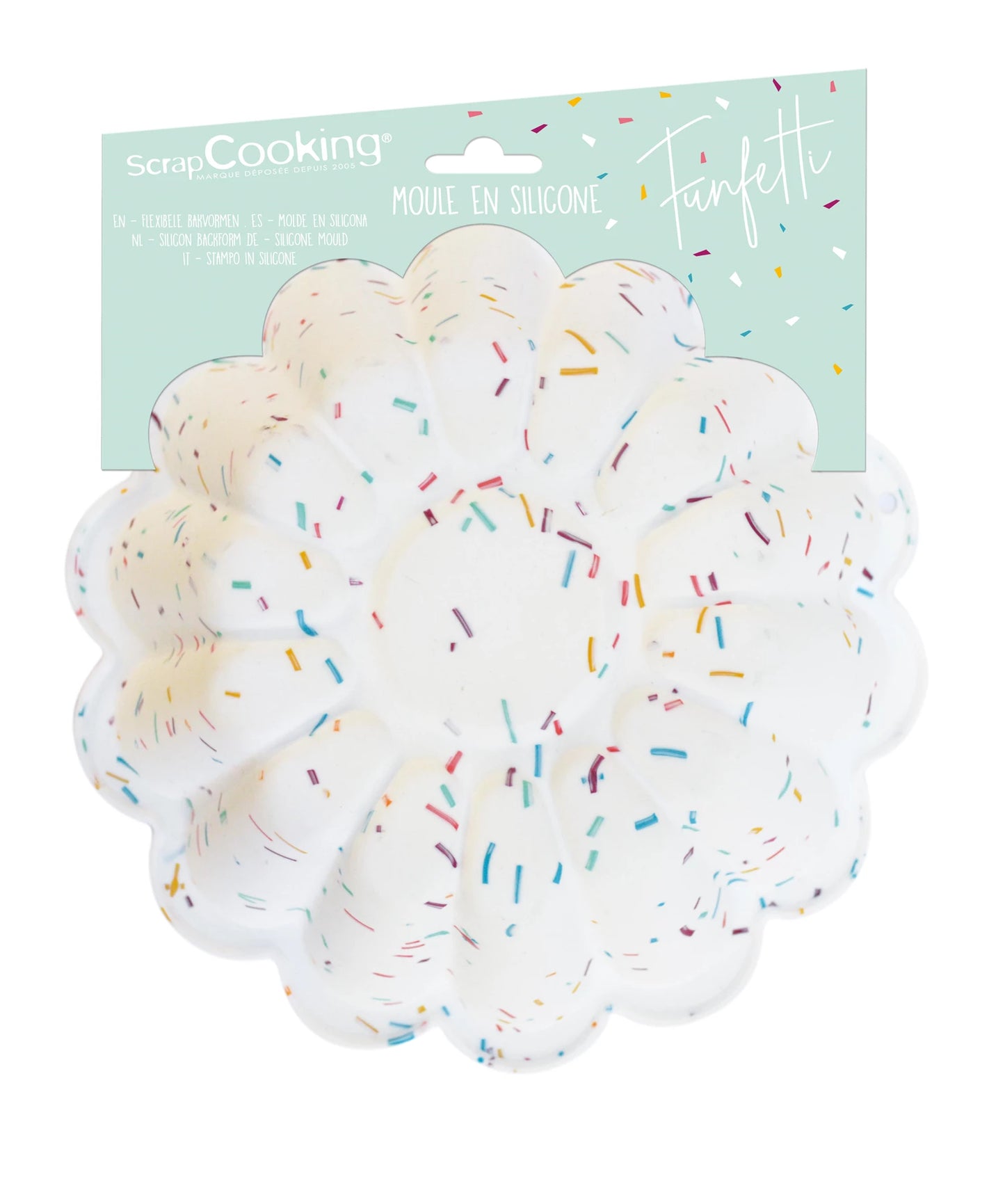 MOULE EN SILICONE CHARLOTTE 20 CM - FUNFETTI