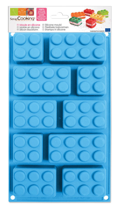 BLOCCHI DA COSTRUZIONE PER TEGLIA IN SILICONE