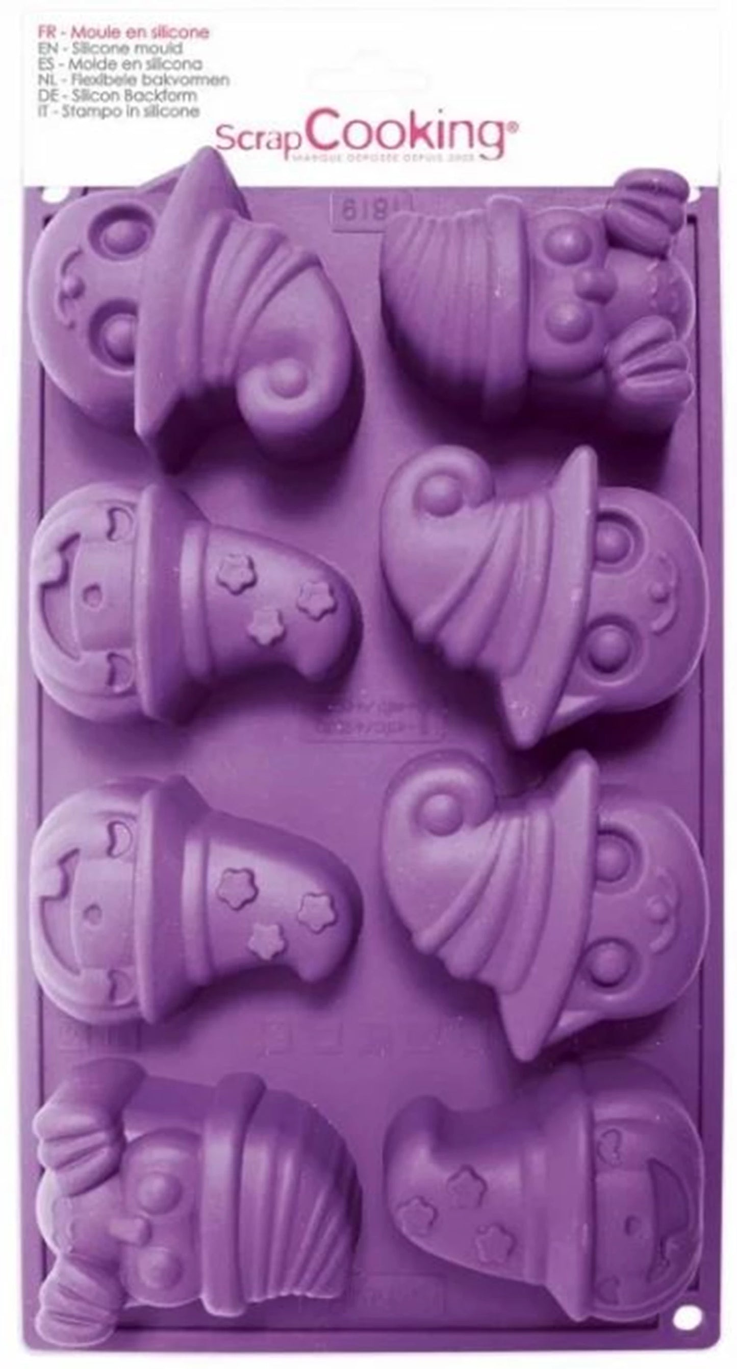 MOULE À GÂTEAUX EN SILICONE 8 PIÈCES POUR HALLOWEEN