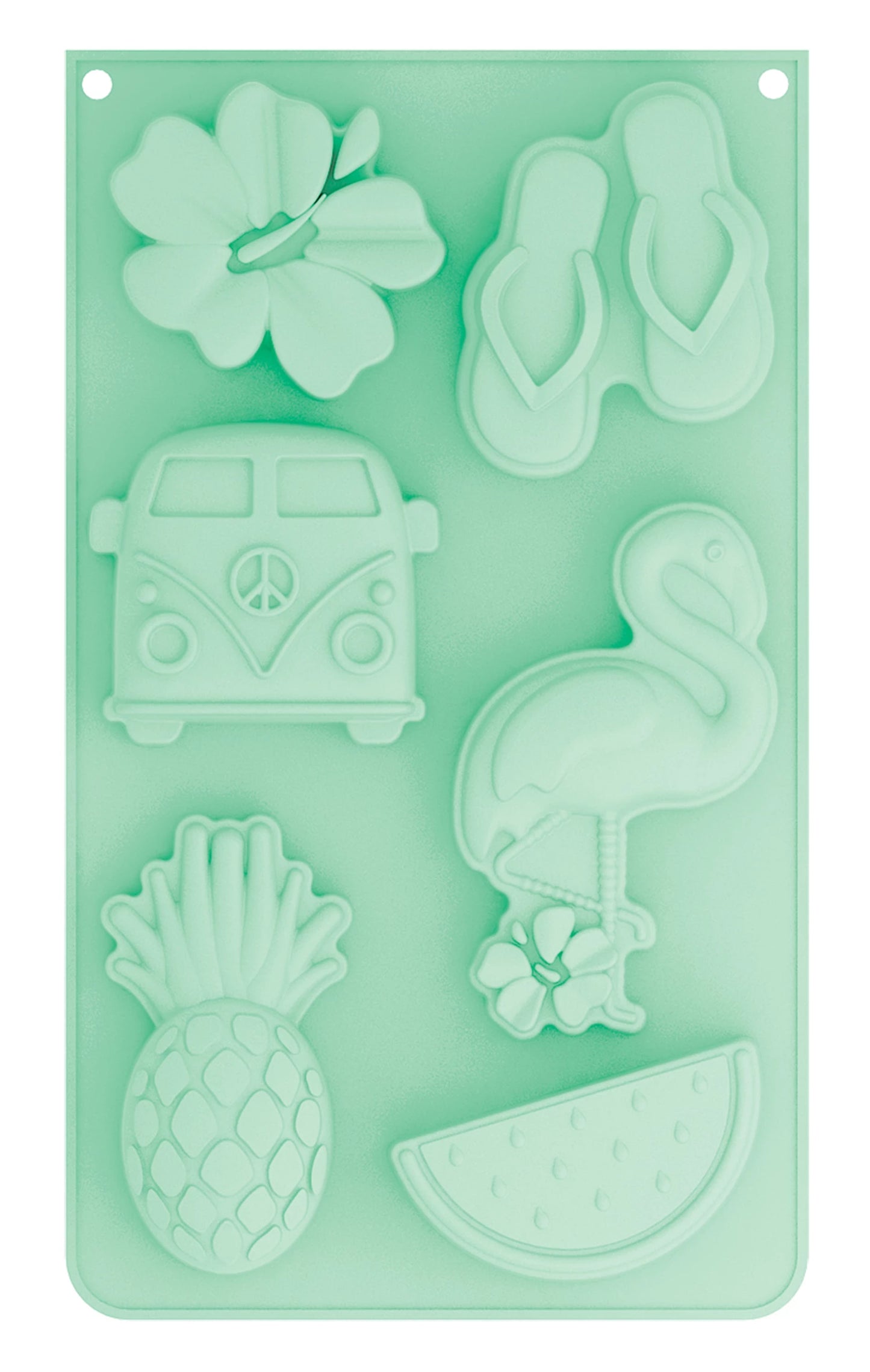 MOULE DE CUISSON ESTIVAL EN SILICONE DE 6 PIÈCES
