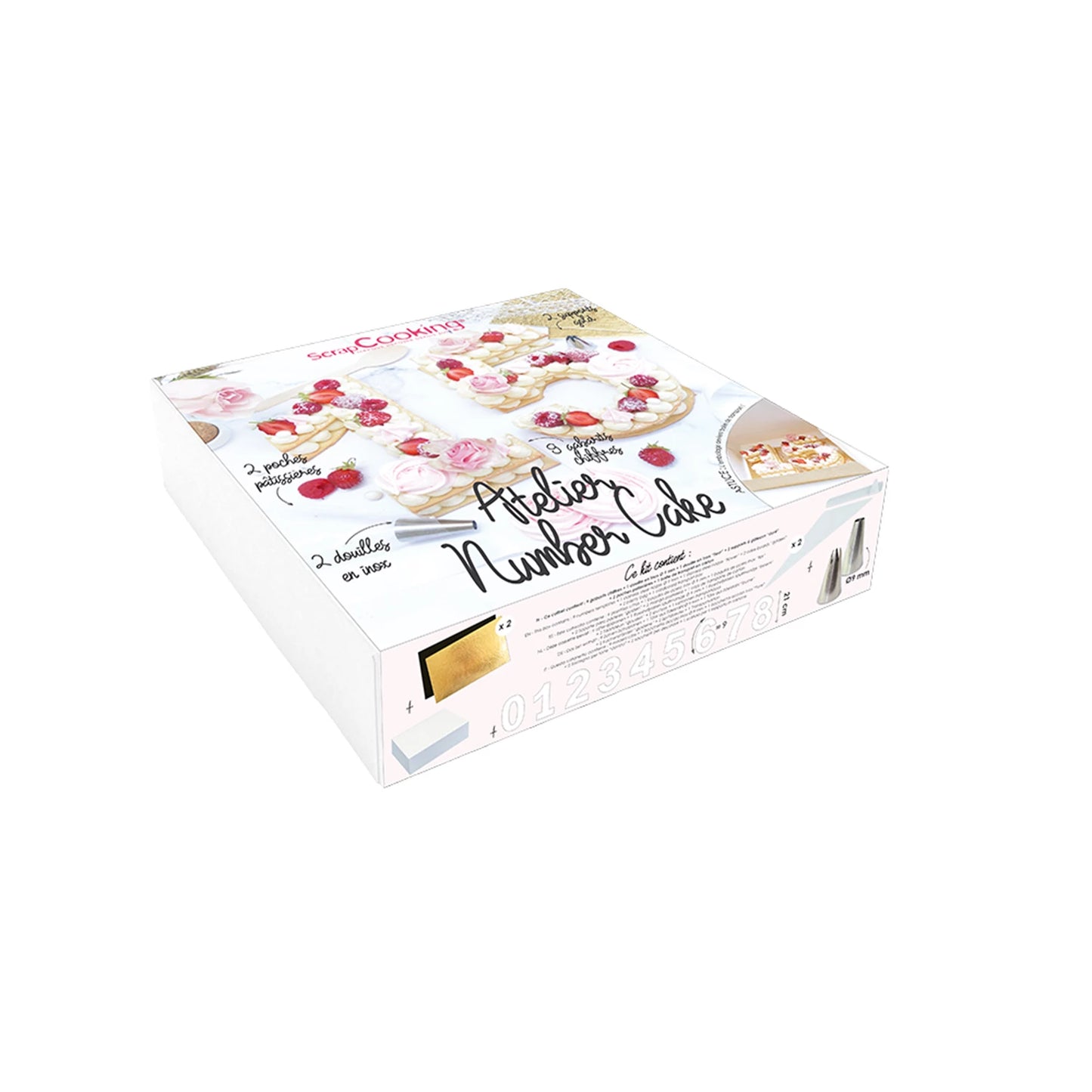 GÂTEAU NUMÉROTÉ DANS LE DOS