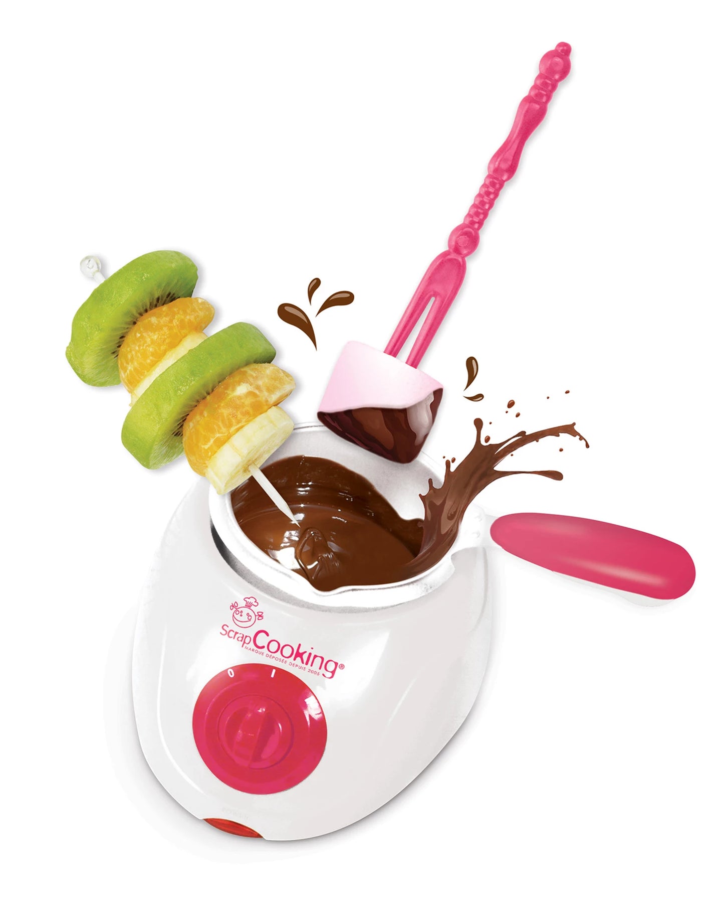 ENSEMBLE ATELIER CHOCOLAT POUR FONDUE AU CHOCOLAT