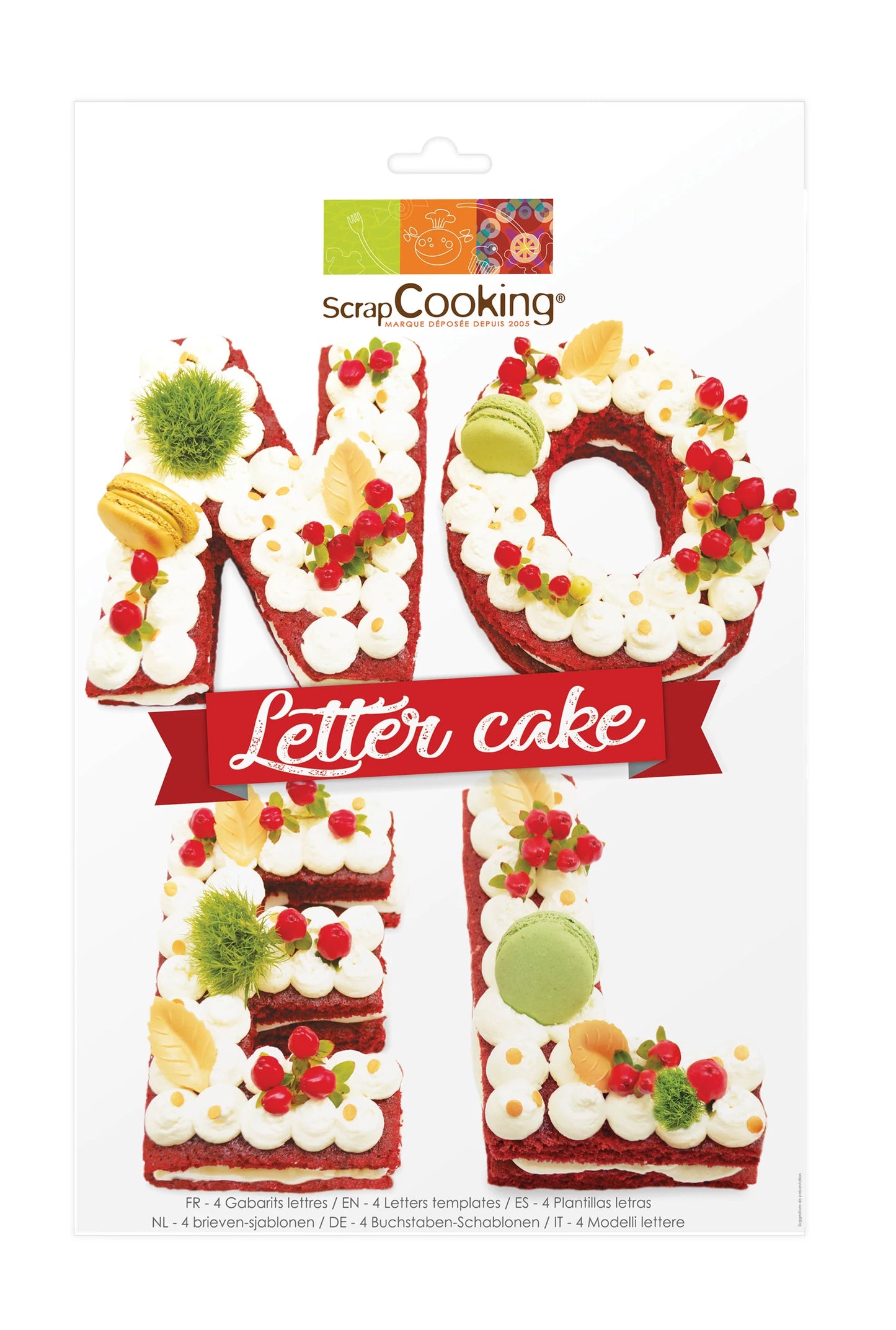 Gâteau lettres de Noël