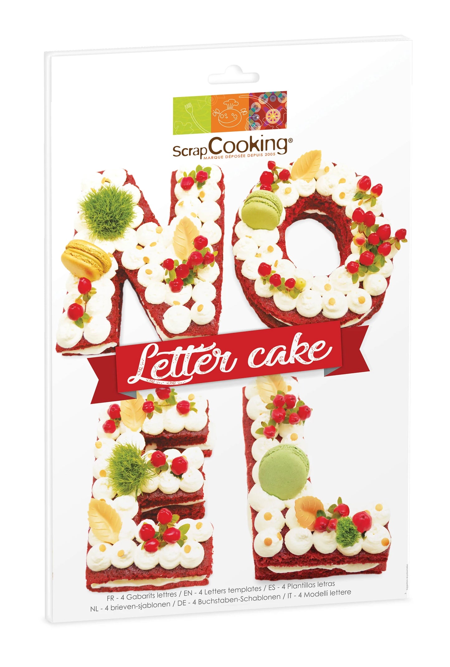 Gâteau lettres de Noël