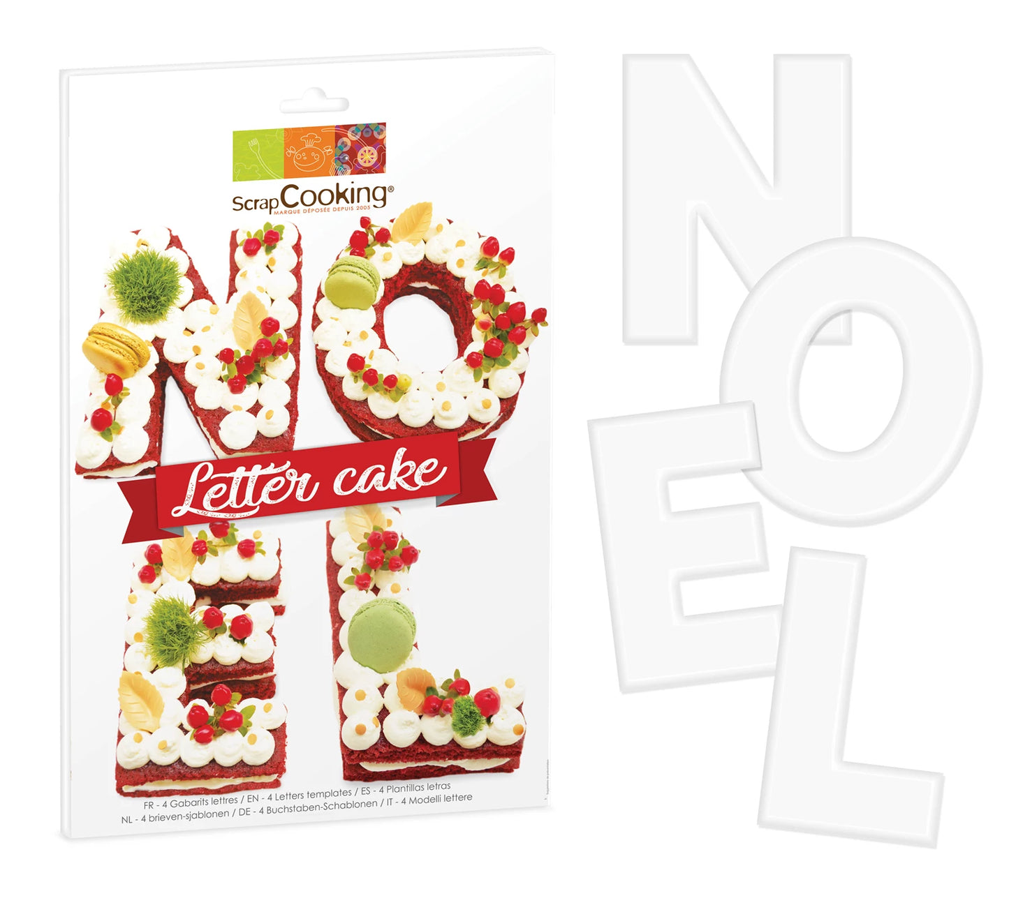 Gâteau lettres de Noël