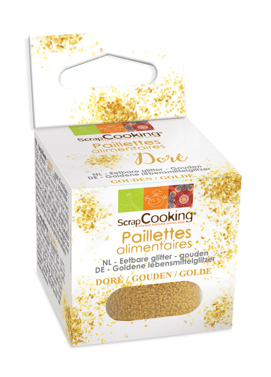 SCRAPCOOKING - PAILLETTES ORO 5G - F/F/D/D/ML