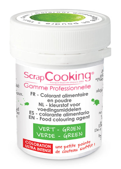 COLORANTE ALIMENTARE ARTIFICIALE IN POLVERE 5G, VERDE
