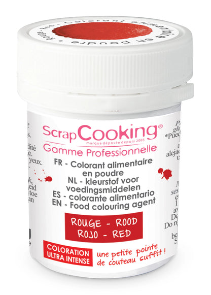 COLORANTE ALIMENTARE ARTIFICIALE IN POLVERE 5 G, ROSSO