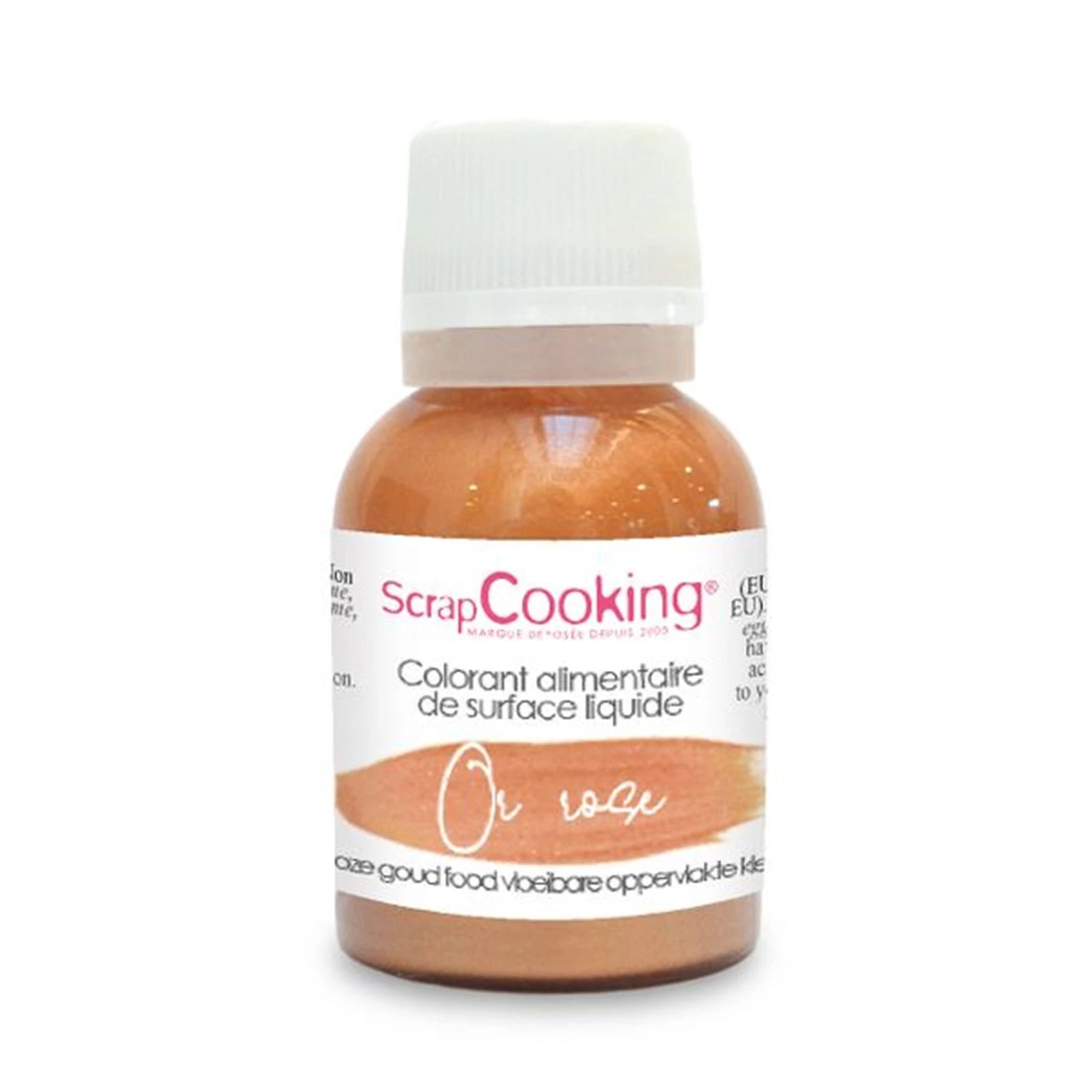 LEBENSMITTELFARBE FLÜSSIG ROSÉGOLD 20G