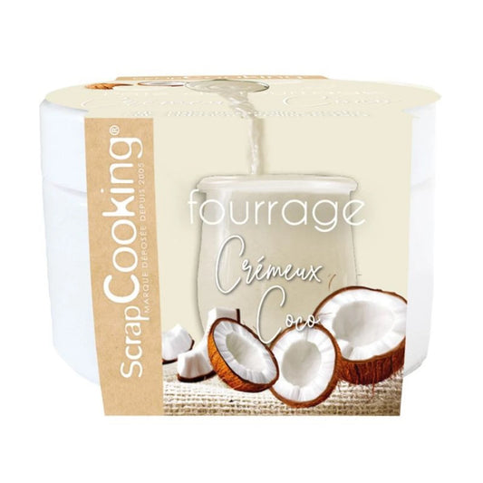 SCRAPCOOKING - PASTA DI PRALINA AL COCCO CREMOSO 200G - F/D/I/ML