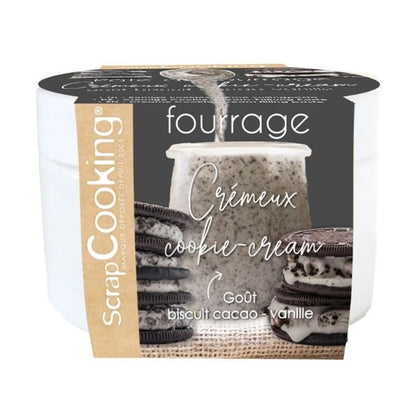 SCRAPCOOKING - PRALINENPASTE MIT CREMIGEM KEKS- UND SAHNEGESCHMACK 200G - F/D/I/ML