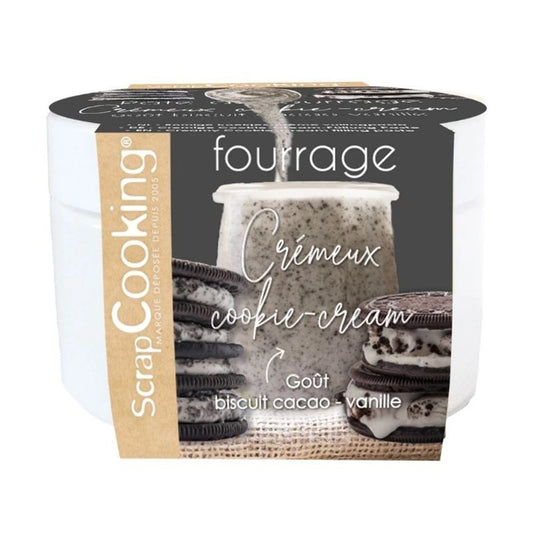 SCRAPCOOKING - PASTA DI PRALINA AL GUSTO DI BISCOTTI CREMOSI E PANNA 200G - F/D/I/ML