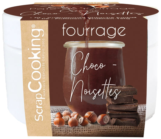 SCRAPCOOKING - PASTA DI PRALINA AL CIOCCOLATO CREMOSO E NOCCIOLE 200G - F/D/I/ML