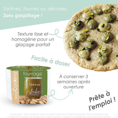 SCRAPCOOKING - CREMIGE PISTAZIEN-PRALINENPASTE 200G - D/F/I/ML