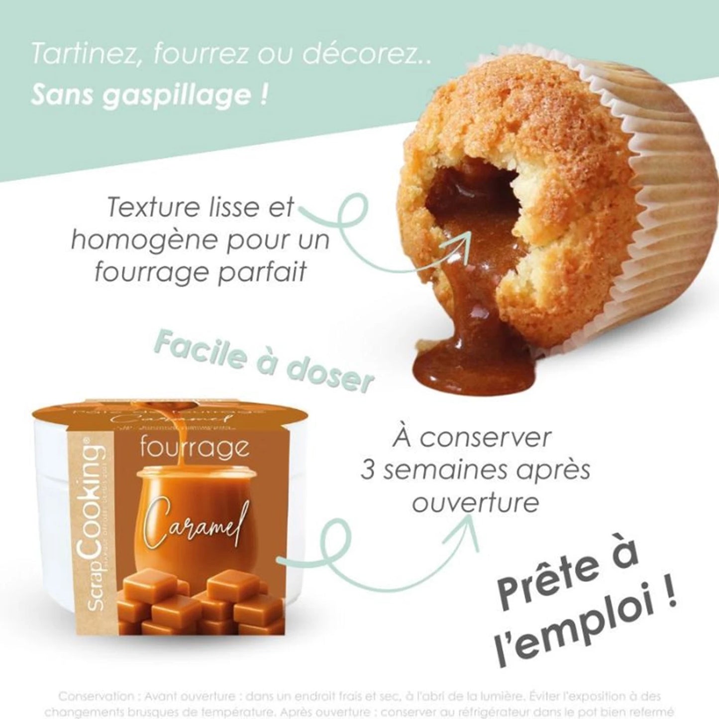SCRAPCOOKING - PÂTE DE PRALINÉ AU CARAMEL 200G - F/D/I/ML