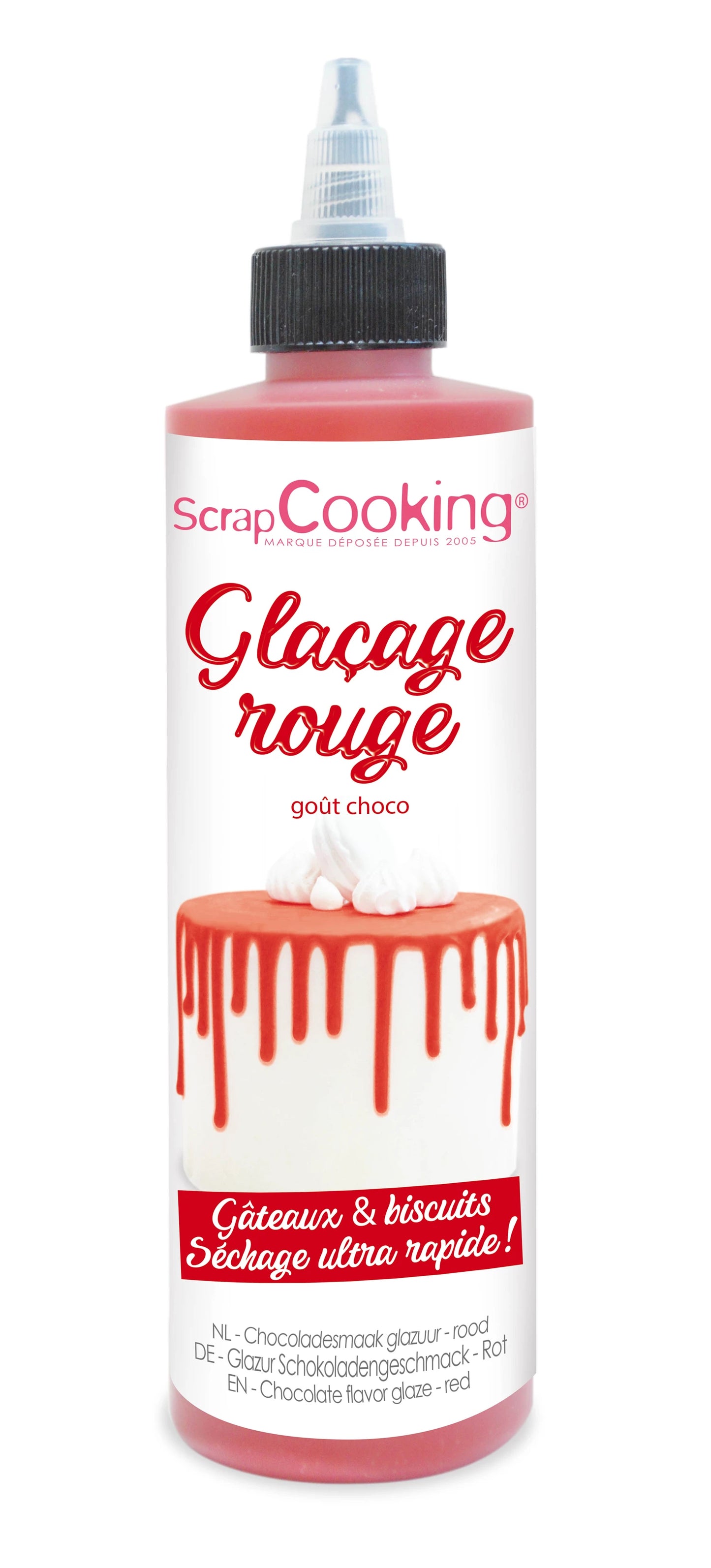 GLAÇAGE AU CHOCOLAT ROUGE 130G