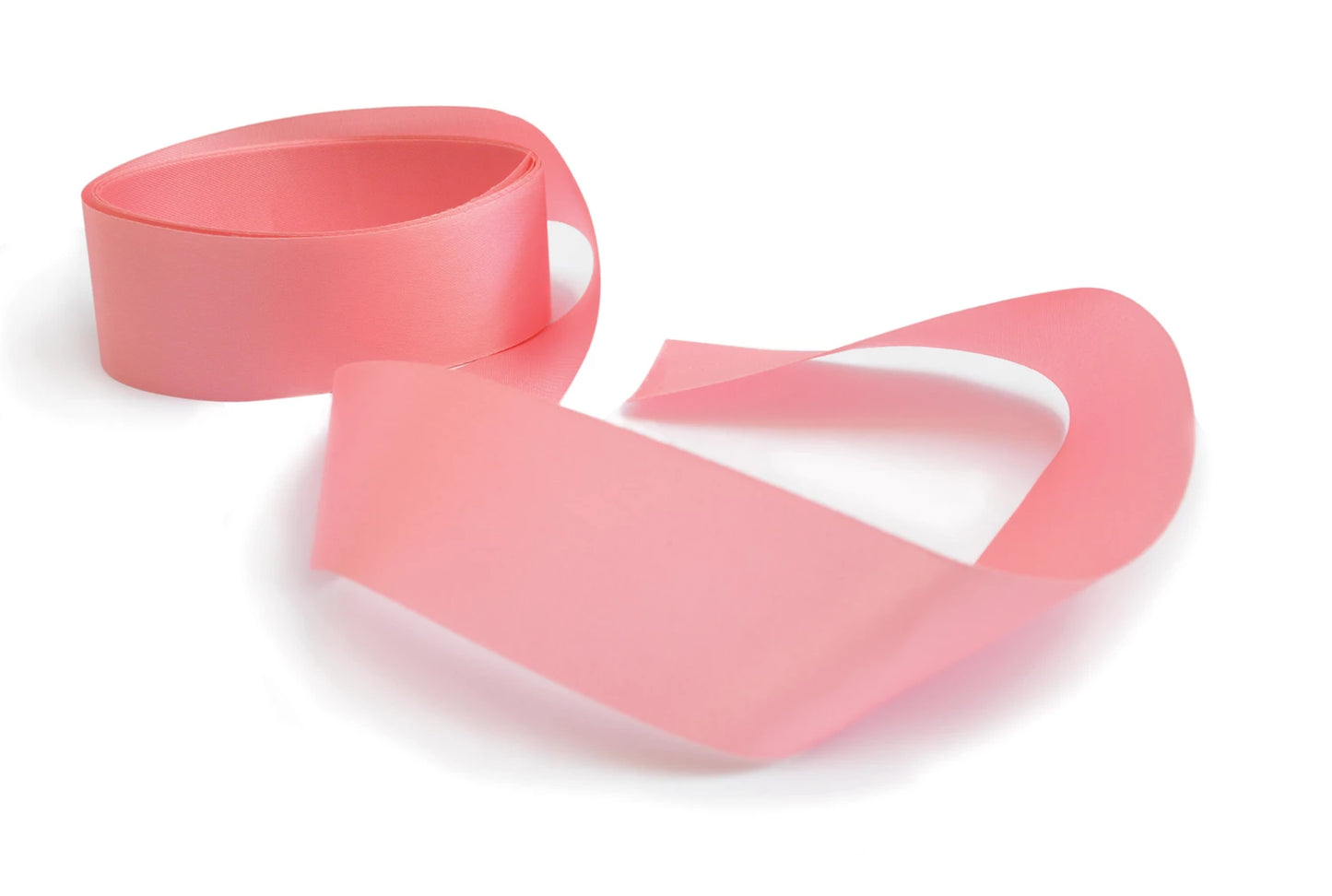 TORRE PER TORTE CON NASTRO IN RASO ROSA 4 CM X 2 M