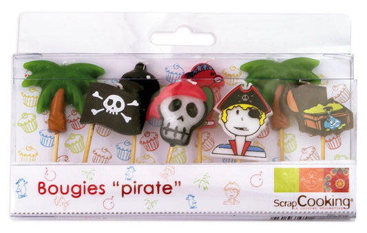 8 BOUGIES PIRATES