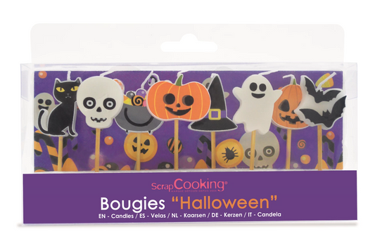 8 BOUGIES D'HALLOWEEN