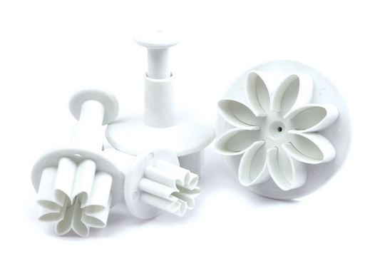 SET DE DÉCOUPOIRS EN FORME DE FLEUR, 4 FORMES
